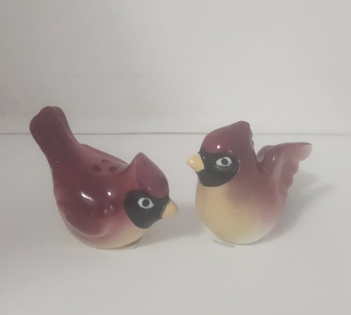 Vintage Redbird/Kardinal Salz & Pfeffer Shaker... Unbenutzt & im Ex Zustand!!