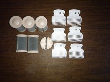 6 Replacement Part Jumbo 1-1/2 Hot Rollers w/ Clips for Conair Big Curls Waves