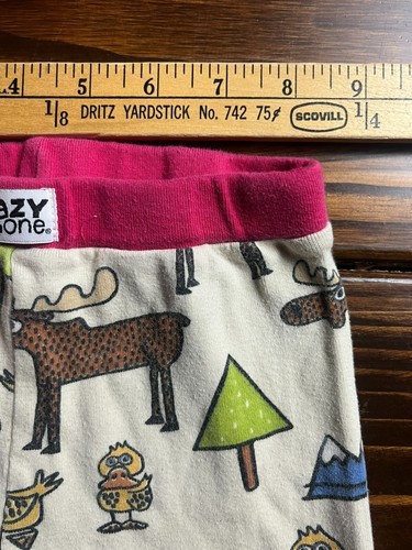 Lazy One Sleepwear, Girl's 2T Toddler, Pink Cream, Pajama Set, Duck Duck Moose - Picture 5 of 9