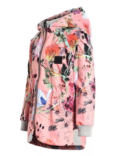 PRE-OWNED MOLO PINK JACKET HILLARY FLOWERS OF THE WORLD FOR GIRLS SIZE 6/116 CM - Picture 2 of 17