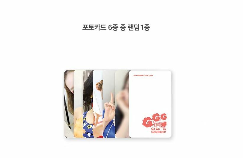 GFRIEND 2019 ASIA TOUR GGG GO GO GFRIEND! OFFICIAL GOODS TICKET