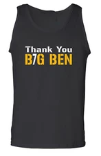 Big Ben Roethlisberger Pittsburgh Steelers Thank You TANK-TOP