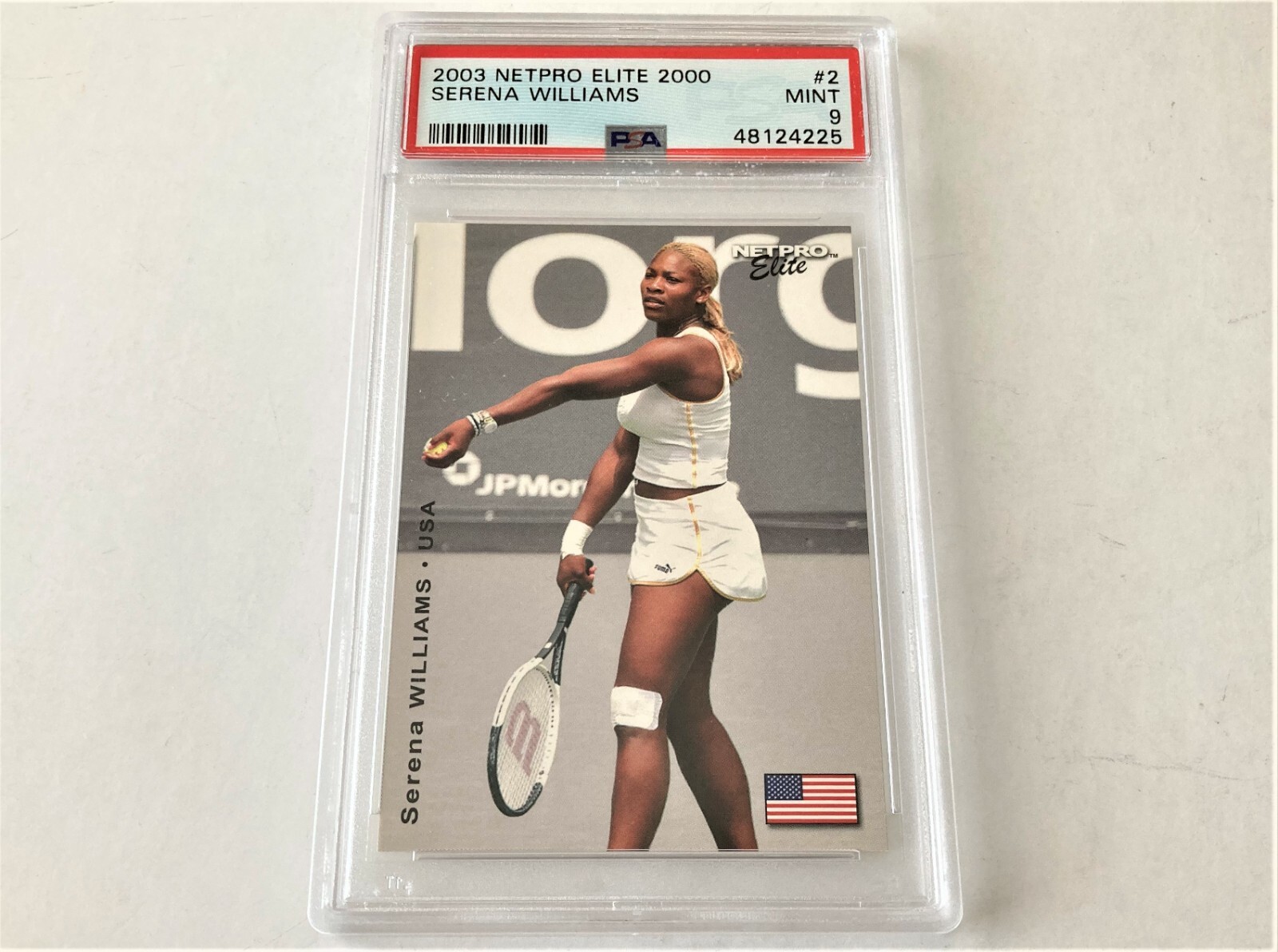 2003 NETPRO ELITE 2000 SERENA WILLIAMS #2 RC PSA 9 VERY RARE