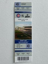 2010 Houston Astros at Chicago Cubs Ticket 7/20/10 Aramis Ramirez 3 Home Runs