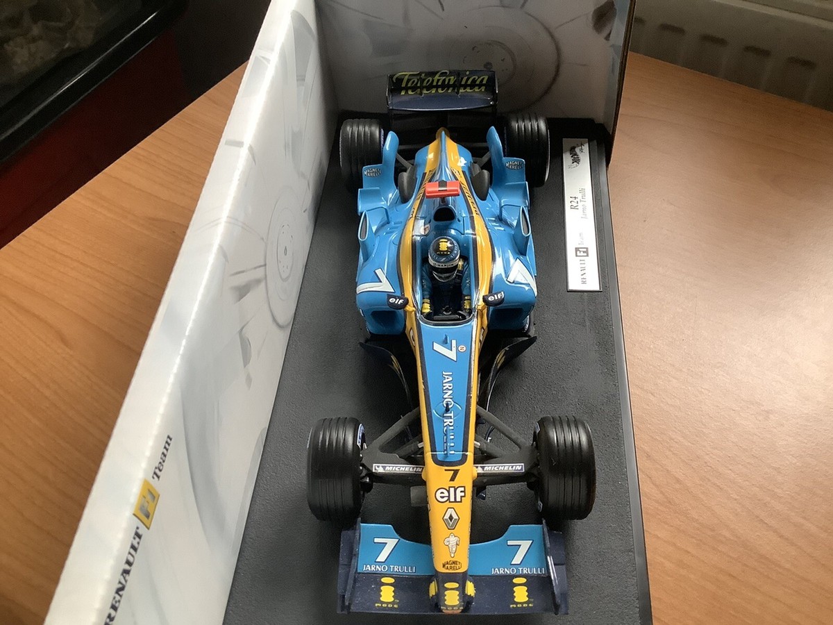 Hot Wheels Racing Renault F1 Team R24 Jarno Trulli Diecast 1:18