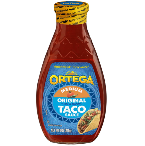 (Pack of 12) Ortega Taco Sauce, Medium, 8 Ounce...
