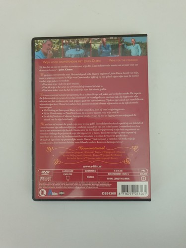 DVD-John Cleese-Wine for the Confused-Dutch Edition-Language English-Region 2 - Picture 2 of 3