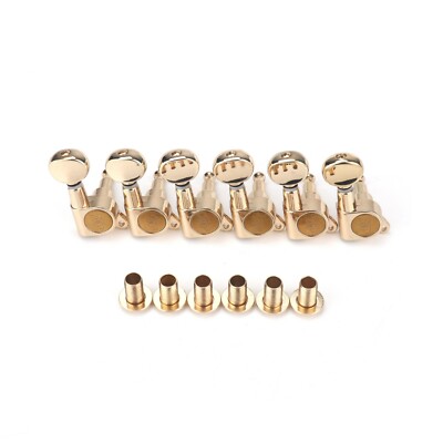 Wilkinson 6R Guitar Machine Heads WJ-05 Mini Oval Tuning Key Pegs Tuners Golden 