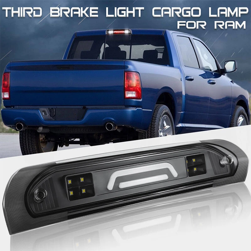 Smoked LED 3rd Tail Lights Brake Lamps For 2002-2009 Dodge Ram 1500 2500 3500 US - Image 2 of 4