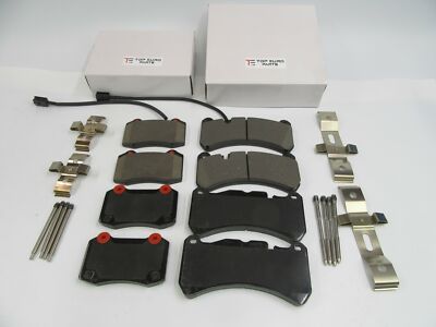 Maserati Ghibli Quattroporte 14-21 front rear brake pads LOW DUST TopEuro #523