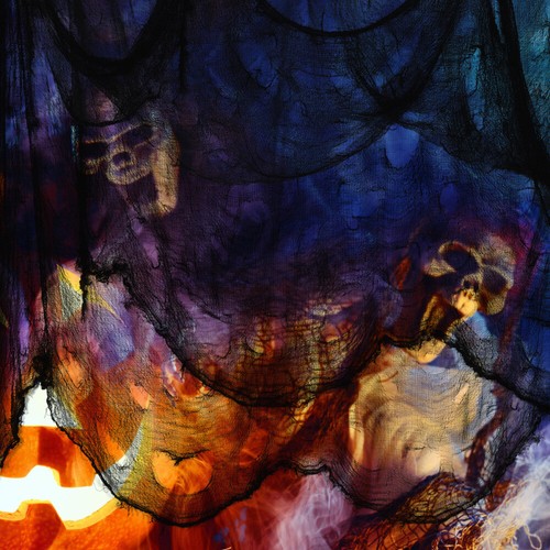 Halloween Gruseltuch Grusel Stoff Tuch Halloween Gruselig Wohndeko - Bild 2 von 9