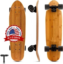 Monopatín para principiantes adolescentes y adultos Arce canadiense de 6 capas