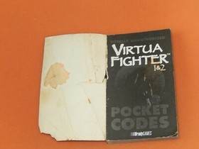 Virtua Fighter Manual Pocket Code Book for Sega Saturn 2 Arcade Brady Games