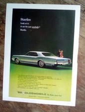 1965 Oldsmobile Starfire Print Ad 1965 Oldsmobile Starfire Print Ad