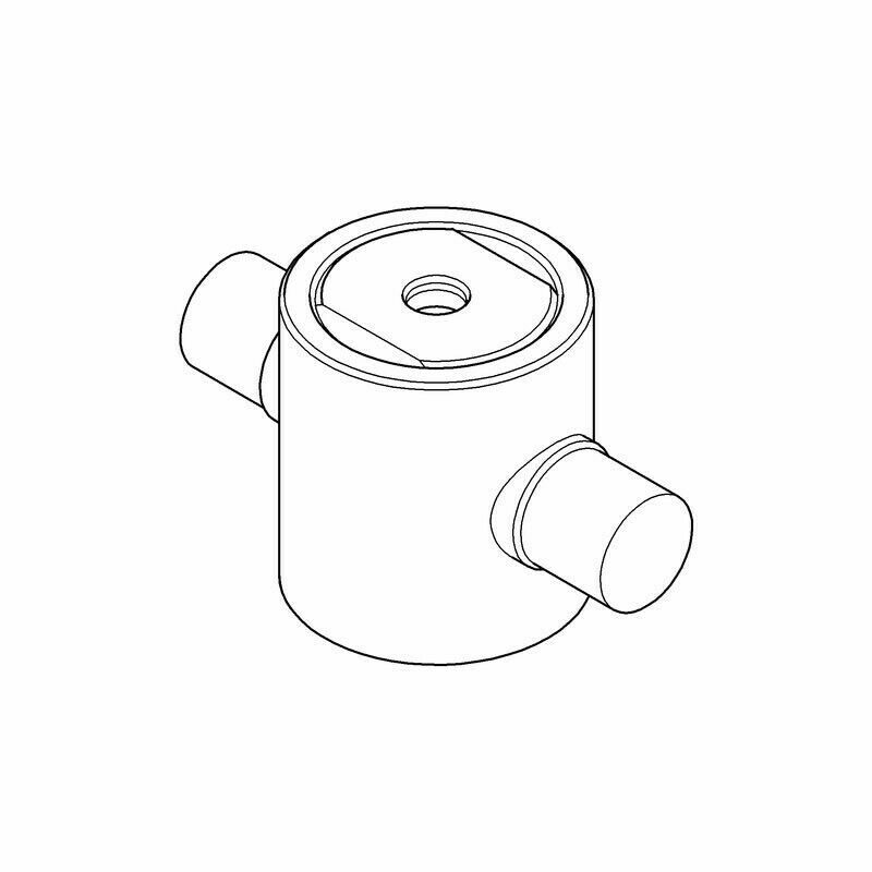 Adapter suitable for Grohe Blue & BubbleBox for 425g CO2 bottle