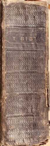 1854 Holy Bible in Welsh. "Y Beibl" - Picture 3 of 8