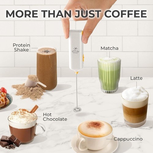 Zulay Kitchen Powerful Handheld Portable Mini Frother - Imagen 101 de 151