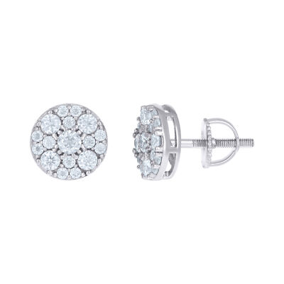 Orecchini a cerchio in argento sterling: design reticolato martellato - Italia