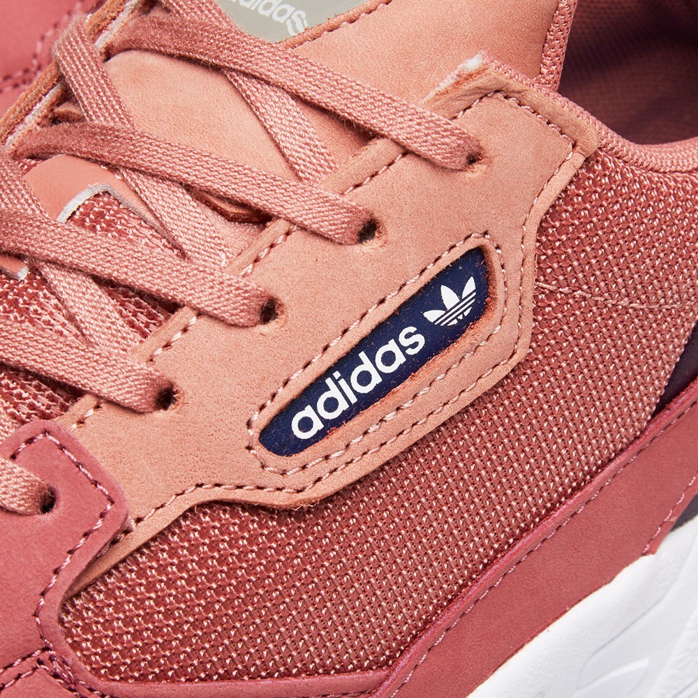 adidas falcon w raw pink & dark blue