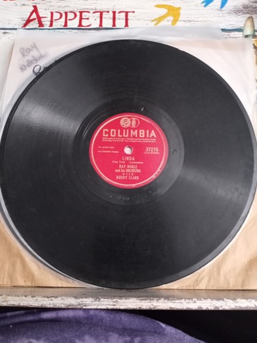10" 78 RPM-Ray Noble-Linda/Buddy Clark-Love is a Random Thing/Columbia 37215 G - 第 1/2 張圖片