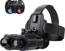 Rechargeable Head Mounted FHD Night Vision Goggles Digital IR Hunting Binoculars