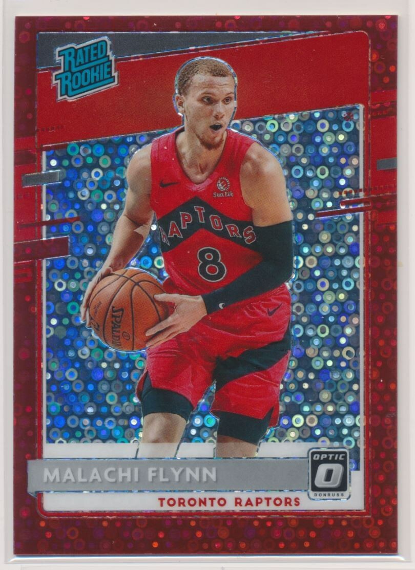 2020 Panini Donruss Optic Rated Fast Break Red Prizm /85 Malachi Flynn Rookie RC