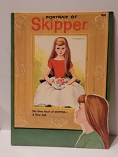 Portrait of Skipper 1964 Vintage Story Book of New Skipper Barbie Doll. Nice 