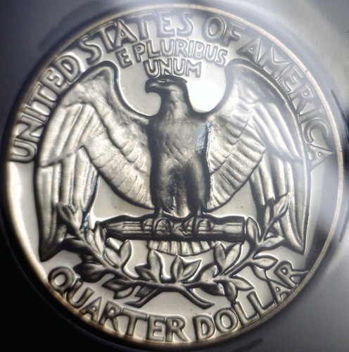 1970s ERROR ANACS PR67 Struck Thru Wire String Washington Quarter GEM Proof Coin - Picture 8 of 9