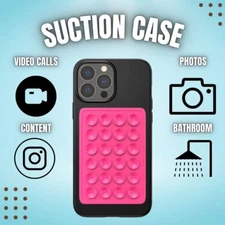 Suction Cup Phone Case Mount Silicone Adhesive  Accessory Hands-Free Holder
