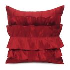 Throw Pillow Cover Cushion Case Polydupion Natural Ruffle Sofa Chair Bed Decor