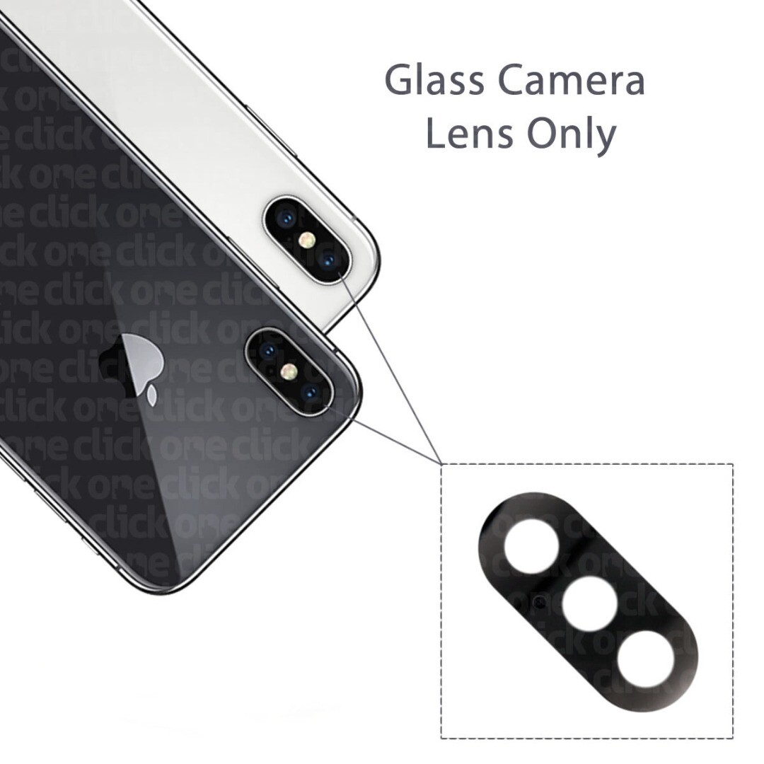 For Apple iPhone X New Replacement Rear Glass Camera Lens with Adhesive