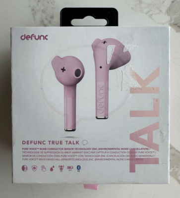 Defunc Earbuds True Talk Integriertes Mikrofon, Kabellos, Bluetooth, Neu Pink