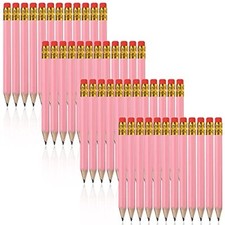 48 Golf Half Pencils w/ Eraser, Wedding Mini Pencils Bridal Shower Small Pencils