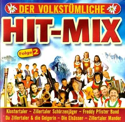DER VOLKSTÜMLICHE HIT MIX Vol 2 Top Songs & Groups NEW CD Germany Austria 