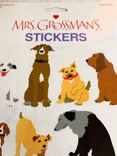 2 SHEETS - MRS. GROSSMAN’S STICKERS NEIGHBORHOOD DOGS 22PCS