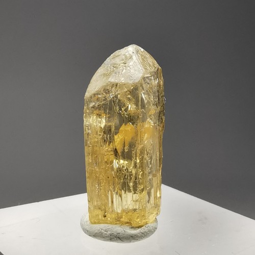 Topacio Imperial GEMMY de 12,85 quilates / Ouro Preto, Brasil / Piedra preciosa de cristal en bruto - Imagen 13 de 13