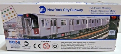 RT8555 Subway Car NYC New York City MTA Diecast Around 1:87 Scale