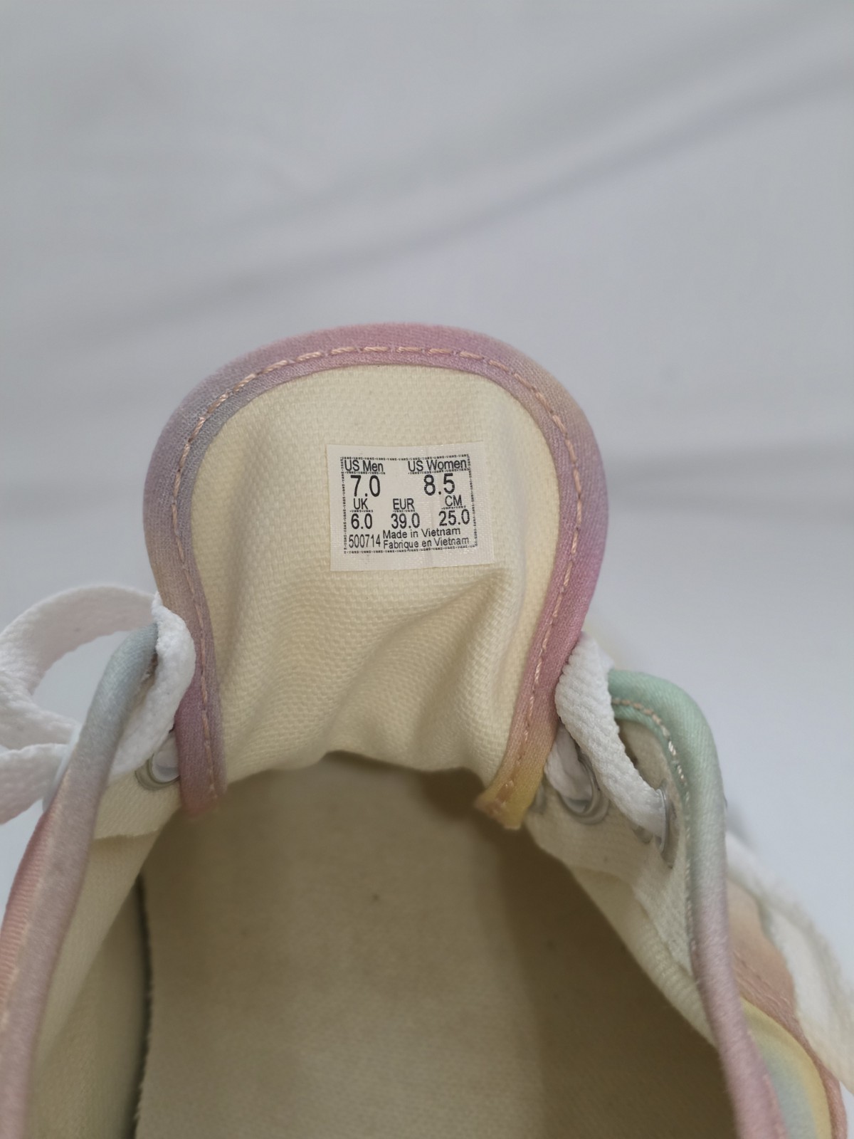 Vans Authentic (Aura Shift) Multicolor True White… - image 5