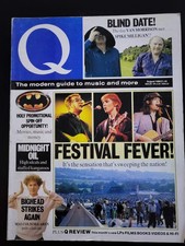 Q Magazine August 1989 410 Issue 35 Glastonbury Van Morrison Batman RARE Back Is
