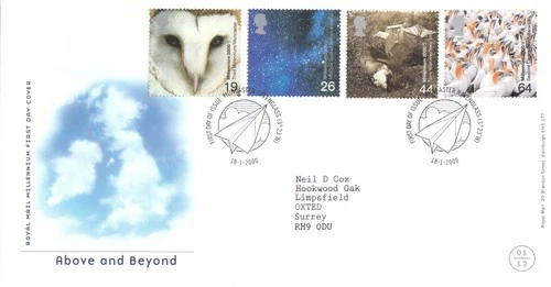 Above & Beyond GB FDC Muncaster Ravenglass 2000 (1345803)