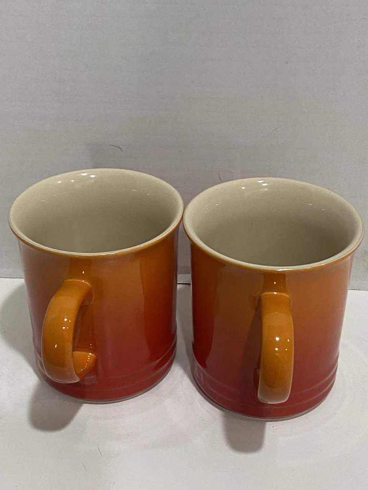 Juego de 2 tazas de café LE CREUSET Flame 350 ml Foto 3 de 4