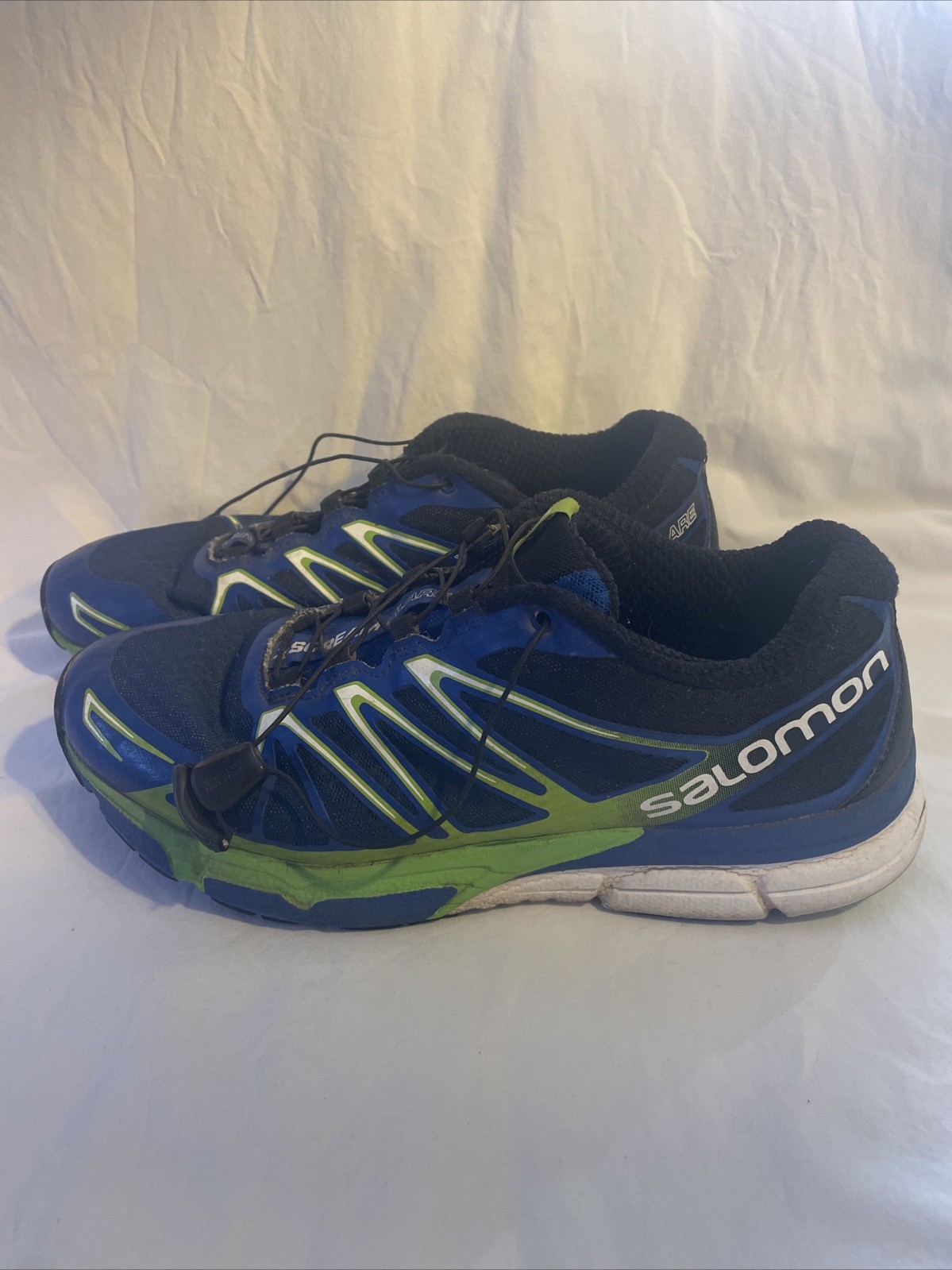 Scarpe da trekking Salomon X Scream Flare 390990 2016 da uomo nero blu! Taglia 9