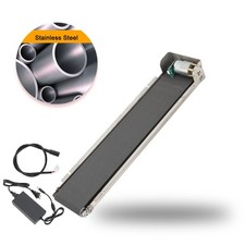 Automatic Mini Conveyor Track 460MM PU Belt 3.5‑5KG Load With Adapter