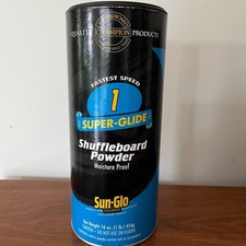 Sun-Glo Speed Fastest 1 Super Glide Shuffleboard Table Powder Wax NEW SEALED