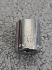 Craftsman 43570 16mm 6pt Socket 3/8" Drive Inverted G1 Series USA 3913