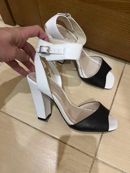 Women Karen Millen Heels White Leather 36 #9RF9