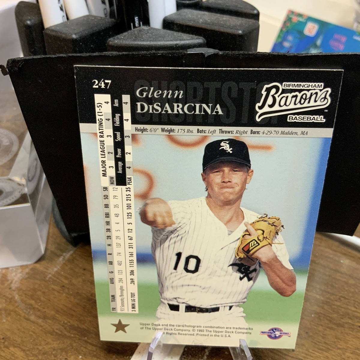 1994 Upper Deck Top Prospects #247 Glenn Disarcina Chicago White