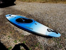 Perception Single Seat Sit-In Kayak - Blue/White