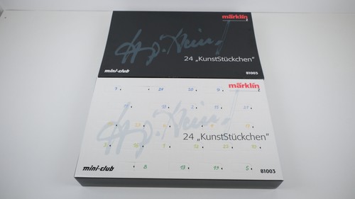 Märklin Z 81003 Mini-Club "24 KustStückchen" Adventskalender 2003 | Condition: Gebraucht