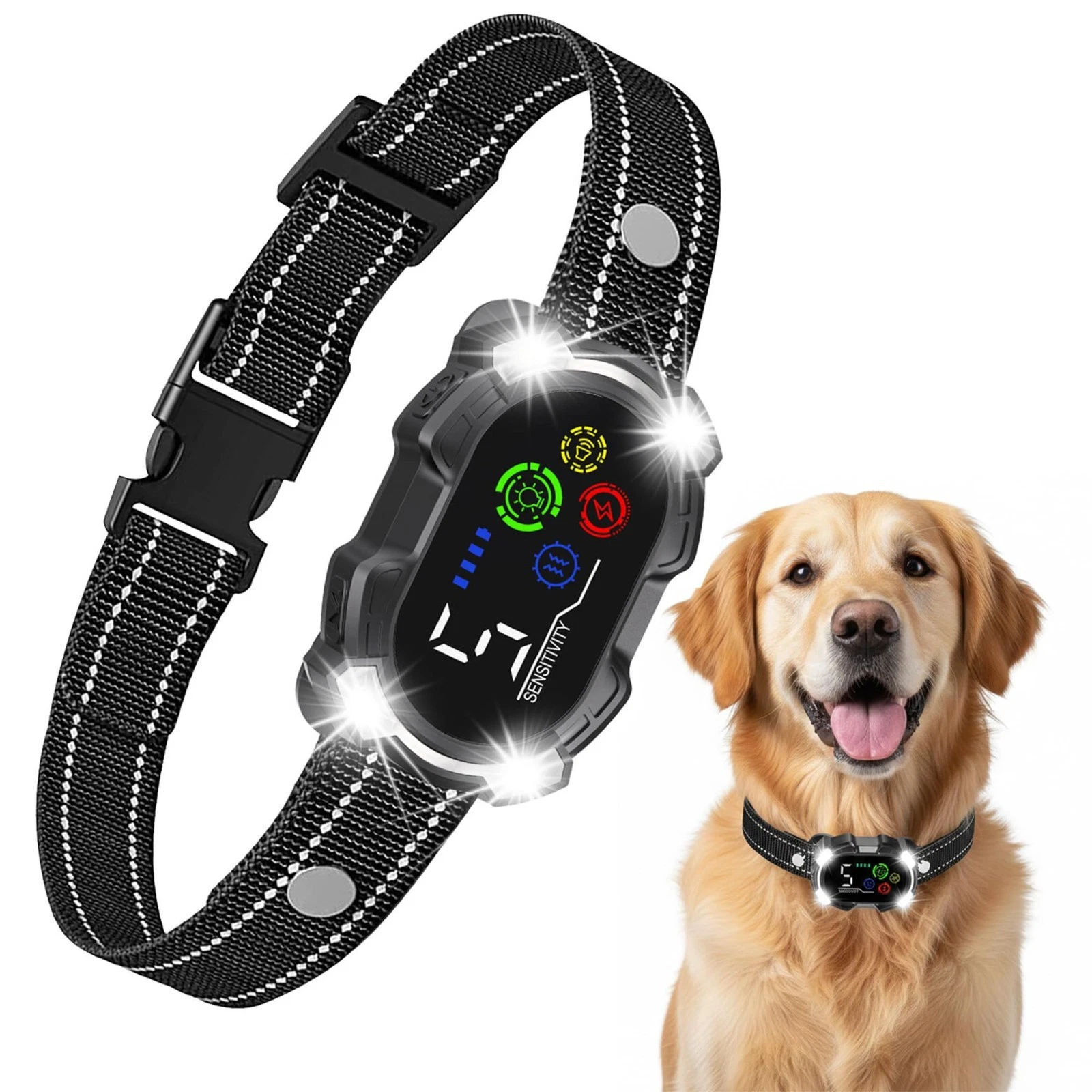 Voovent Smart Dog Bark Collar Anti Bark Rechargeable Waterproof For S,M,L Dogs
Opens in a new window